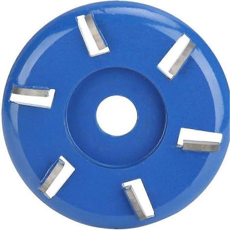 Disque de parage de sabots plat bleu à 6 dents, durable, outil de parage électrique professionnel à haute efficacité. (1/5)