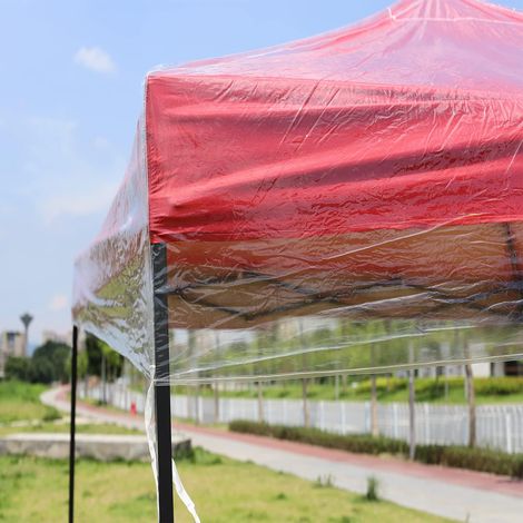 Tonnelle 3 x cm - Imperméable et stable Résistant à l'hiver Double toit de rechange transparent Avec fixe Pour tente jardin, fête, protection contre la pluie (1/5)