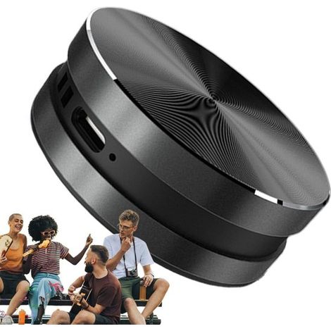 Enceinte sans fil - Mini enceinte Bluetooth - Écoutez de la musique - Conception étanche - 5 x 10 x 5 cm (1/5)