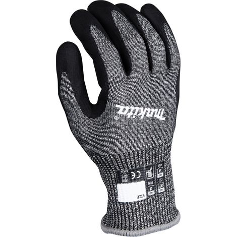 Makita P-84735 Advanced Fitknit® Cut Level 7 Guanti da immersione rivestiti in nitrile de, taglia XL (1/4)