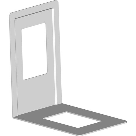 Element System - 4 FERMALIBRI IN METALLOBIANCO 120 X 130 Mm