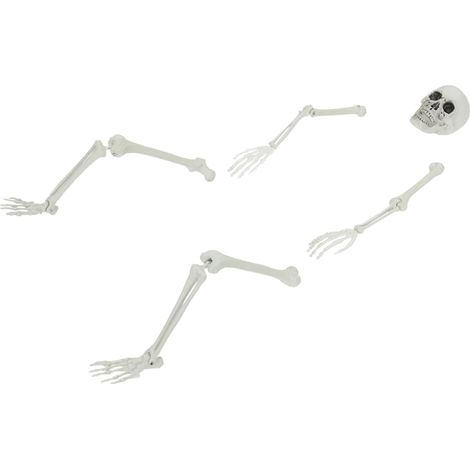 Esqueleto de Halloween con puntas de tierra 45,5 x 13 cm vidaXL