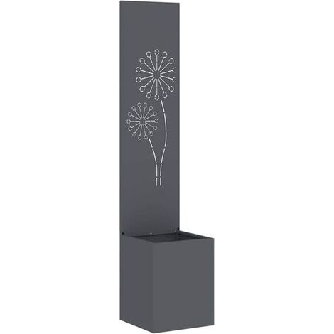 Paravent de jardin anthracite, 32 x 150 cm (1/5)