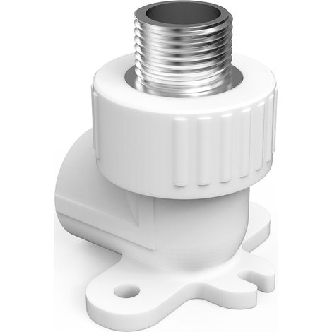 Mexen PPR-Winkel mit Halterung für PPR-Rohre 25 x 1/2 AG - W97341-2512M-00