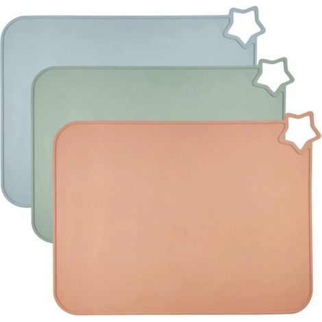 Strapazierfähige Silikon-Essmatte – rutschfest und hitzebeständig für Babys und Kinder – ideal für zu Hause und unterwegs (1/5)