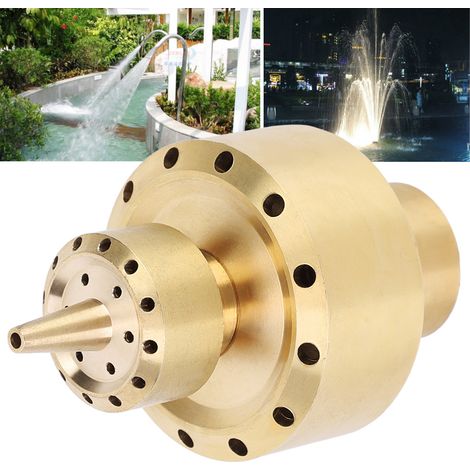 Buse de fontaine à jet d'eau à colonne florale à trois couches, filetage interne DN25 pour piscine et spa, 1 pouce (1/5)