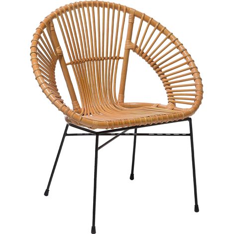 Esszimmerstuhl SARITA Rattan Naturfarben