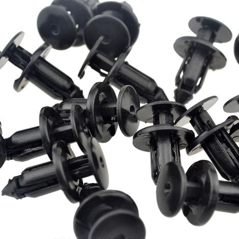 30 clips de fixation pour moulure de bas de caisse, en nylon, trou de 9 mm, type à pression, pour Lexus et Toyota (1/5)