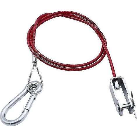 Robustes und strapazierfähiges Abschleppseil für Anhänger mit Gabelkopf, 100 cm Länge – Gut (1/5)