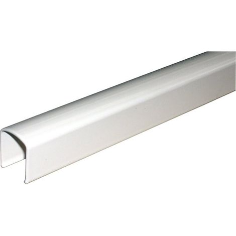 Profil de recouvrement pour tringle de ferme-imposte OL 90 blanc RAL 9010 longueur 3000 mm - GEZE
