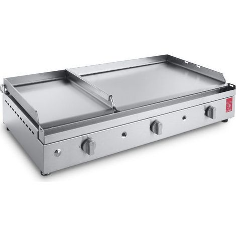 Pla.Net Plancha Chef 80mix.l Piastra Inox Liscia 0201143