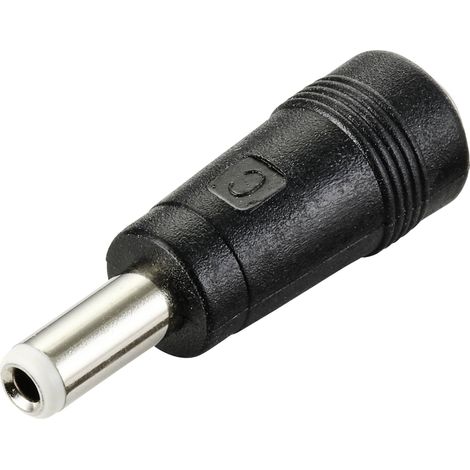 TRU COMPONENTS TC-10335996 Adaptateur basse tension DC mâle - DC femelle 5.5 mm 2.5 mm 5.5 mm 2.1 mm (1/3)