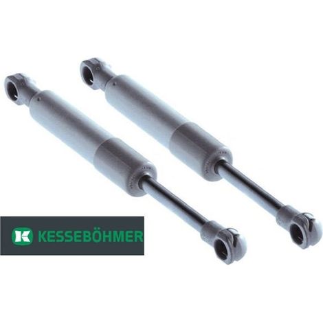 Lot de 2 Vérins à Gaz - 380 N - Longueur 300 mm - Pour Meubles Cuisine Armoires Coffres - Fixations Incluses