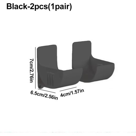 (Noir - Lot de 2) Porte-sacs poubelle mural - Boîte de rangement pour sacs poubelle, distributeur de sacs plastiques et films plastiques pour étagère de cuisine (1/5)
