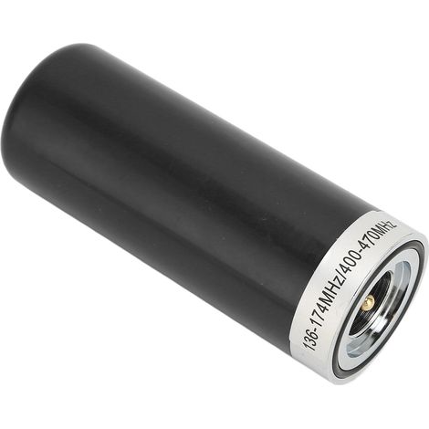 Antenne Radio Double Bande VHF UHF 136‑174MHz 400‑470MHz pour Véhicule, Compacte et Noire (1/5)