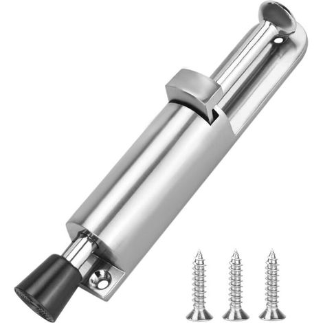 Metal Door Stop with Foot Control, Floor Door Stop, Door Stop, Door Wedge, Door Block, Door Stop Zinc Alloy Door Holder Suitable for Indoor and Outdoor Use (1/5)
