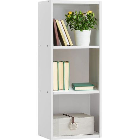 3 Cube Bookcase Storage Shelf Organiser Living Room Bookshelf Home Office Furniture Heavy Duty (1/5)