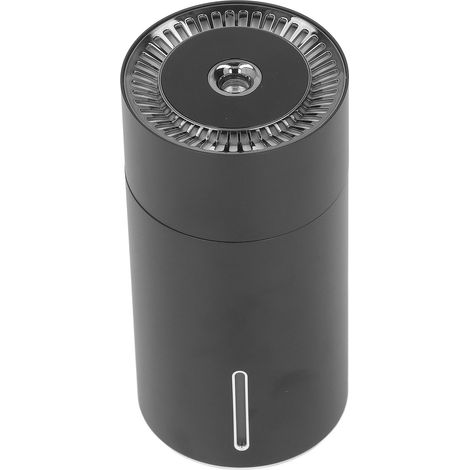 USB-Luftbefeuchter mit 3 Geschwindigkeitsstufen, leise und automatisch, Mini-Aroma-Diffusor für unterwegs, 260 ml, Schwarz (1/5)