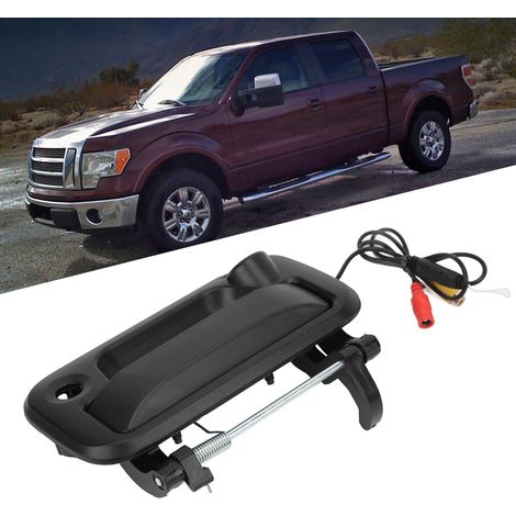 Schwarzer Heckklappengriff mit Rückfahrkamera und Kabelbaum 8L3Z-9943400-AC, kompatibel mit Ford F150, F250 und F350 (1/5)
