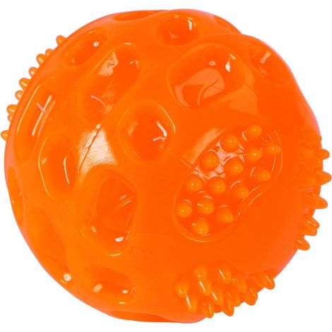 Quietschender Hundeball Orange 2,95 Zoll