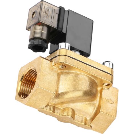 1 Stück PU220-08 G1 Direktwirkendes elektromagnetisches Wasserventil, aus Messing Nr. 1 (1/5)