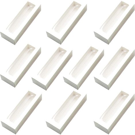 10 boîtes transparentes en papier vitré, boîtes à macarons, contenants pour pâtisserie maison et boutique de desserts (1/5)