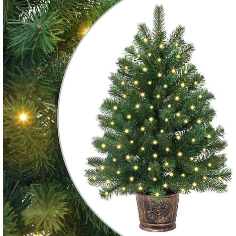 Árbol de Navidad artificial con 150 LED Verde 75 cm PE y PVC vidaXL (1/5)