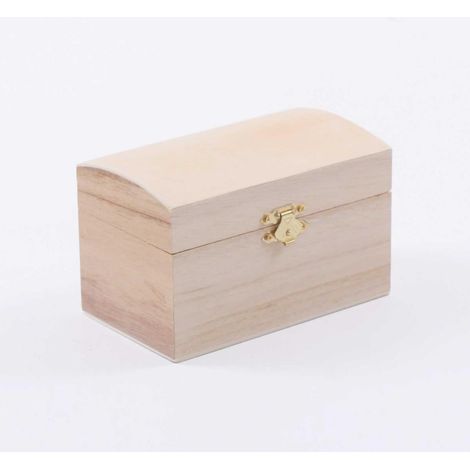 Bauletto bombato in legno di Paulownia, 14x8x9 cm (kit da 10)