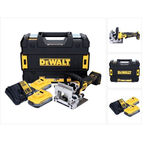DeWalt DCW 682 H2T fresa per tasselli piatti a batteria 18 V 102 x 20 mm senza spazzole + 2x batteria Powerstack 5,0 Ah + caricabatterie + TSTAK (1/5)