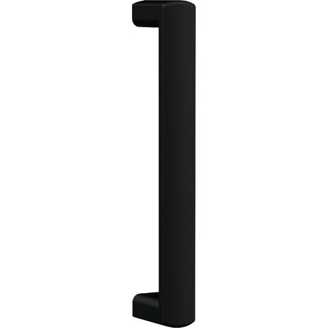 Nuie Pacific Matt Black 156mm Square Shower Door Handle - HAN1005FA (1/2)