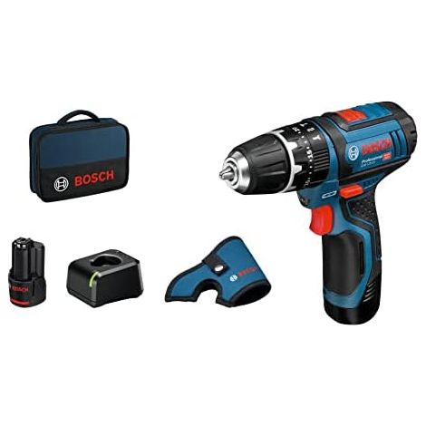 Perceuse à percussion sans fil Bosch GSB 12V-15 12 V 2x2 0 Ah accu. (1/5)