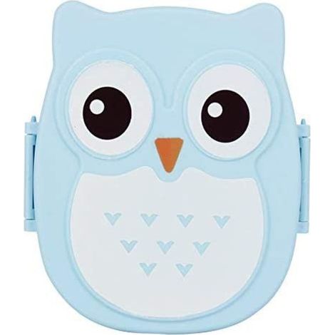Boîte À Repas Enfants - Boîte À Sandwich Plastique Portable Avec Motif Chouette - Étanche Et Sans BPA - Pour École Pique-Nique Ou Voyage - 1 Pièce (1/5)