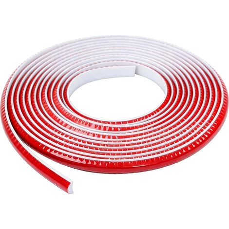 PVC Skirting Board, Beading for Wall Panelling, Suitable for Wall Protection, Ceiling, Floor, and Table Edge Decorative Protection (12MMx9MMx5M, White).