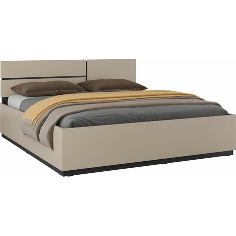 Cama Alfere 123, Congo, Doble, 180x200, Aglomerado laminado, 184x205x91cm (1/5)