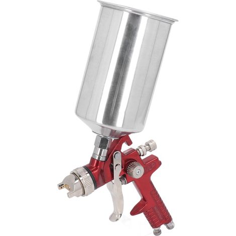 Druckluft-Farbspritzpistole, feine Zerstäubung, leichtes Material, verschiedene Modi, einstellbarer Druck, 600 ml Füllmenge (1/5)