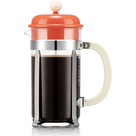 French press coffee maker with carafe - BODUM - Caffettiera - Glass - 8 cups - 1 L (1/4)