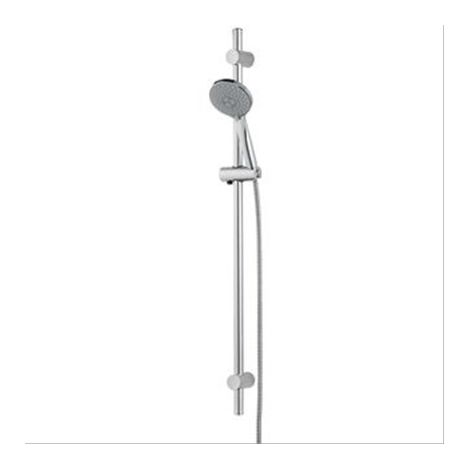 Ensemble douche New Life chromé L=700mm, barre Ø25mm, 3 jets