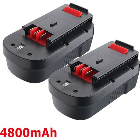 2-Pack Max 4.8Ah 18Volt für Schwarz HPB18 Batterie HPB18-OPE 244760-00
