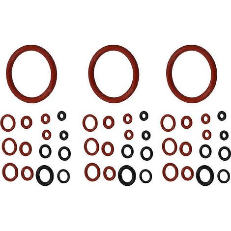 Kit de 3 joints toriques pour machines à café, adapté aux joints du réservoir d'eau de l'extracteur et aux connecteurs de sortie de la tête d'infusion. (1/5)