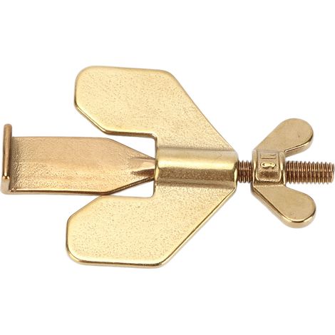 Verrou de Porte Portable Sécurité Maison Serrure Voyage Anti-Effraction Facile à Installer Hôtel Appartement Doré (1/5)