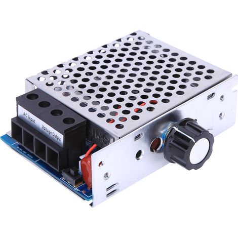 Variateur de tension électronique 10000W, régulateur de puissance élevé à thyristor, gradateur AC haute puissance, contrôleur de vitesse universel 220V (1/4)