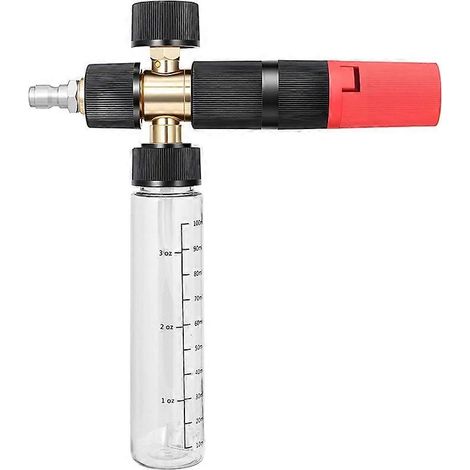 100-ml-Hochdruck-Schaumsprühflasche mit verstellbarer 1/4"-Schnellanschluss-Schaumlanze für die Fahrzeugreinigung und -pflege (1/5)