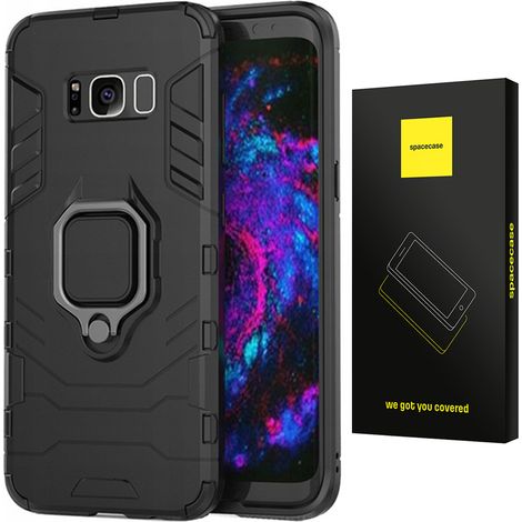 Étui Spacecase X-Ring Galaxy S8 noir (1/5)