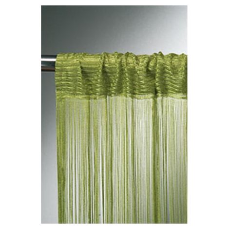 HOME COLLECTIONS - TENDA MILLEFILI 140X290 CM VERDE IN POLIESTERE