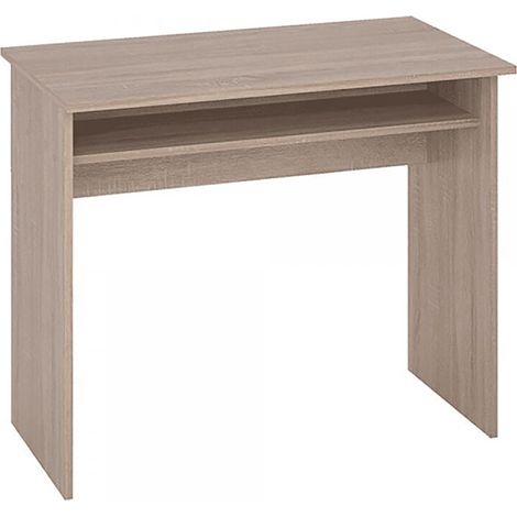 Bureau design coloris chêne cortez - Hauteur 74 x Longueur 90 x Profondeur 50 cm -PEGANE-