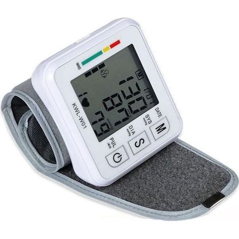 Tensiomètre de poignet, tensiomètre de poignet réglable, mesure entièrement automatique, facile à utiliser - Pour 2 utilisateurs (1/4)