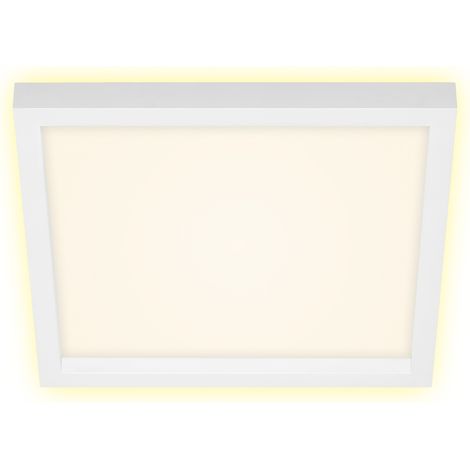 Briloner LED Panel Cadre weiß 29,3 x 29,3 cm warmweiß, Backlight-Effekt Deckenleuchte (1/5)