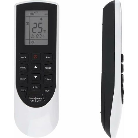 Mando a distancia de repuesto para el aire acondicionado YAN1F1 para los modelos Gree VIR09HP115V1AH y VIR12HP230V1AH-Crezuo.-Crezuo