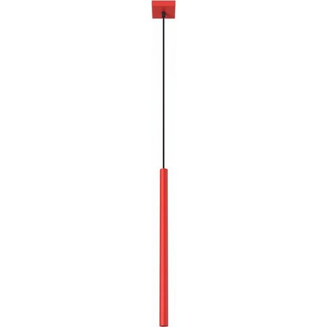 Lampes suspendues PASTELO acier rouge 1xG9 8cm Sollux (1/2)