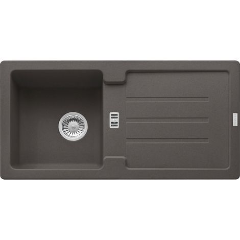 Franke Einbauspüle Strata STG 614-86 Fragranit+, Handbetätigt, Schiefergrau